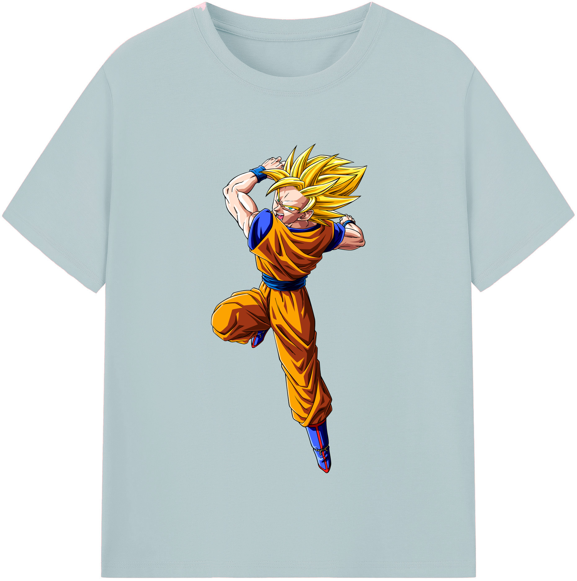 （画像用） ドラゴンボール 孫悟空（そん ごくう）Son Goku カカロット DRAGON BALL Kakarotto 綿100％半袖Tシャツ（フロントプリント）